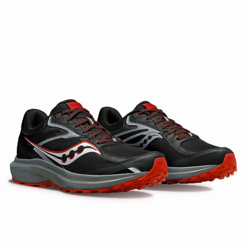 Black / Orange Saucony Cohesion TR17 Men's Running Shoes | Malaysia S02138-H56