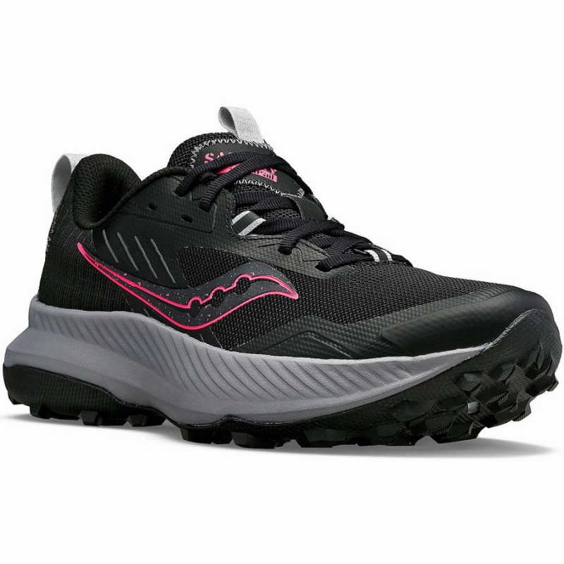 Black / Pink Saucony Blaze TR Women's Trail Running Shoes | Malaysia S72954-F36