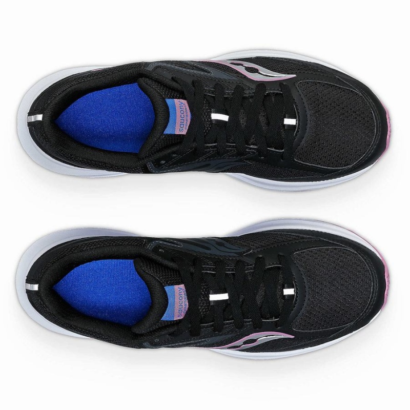 Black / Purple Saucony Cohesion 17 Wide Women's Running Shoes | Malaysia S63509-P79