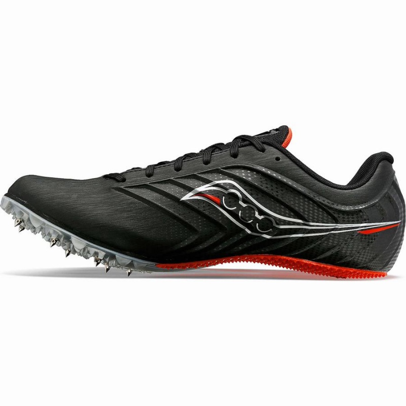 Black / Red Saucony Spitfire 5 Men's Track Spikes | Malaysia S86274-C82