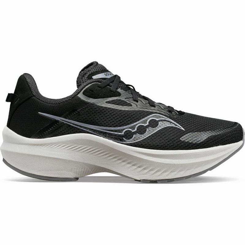 Black / White Saucony Axon 3 Men\'s Running Shoes | Malaysia S54108-T71