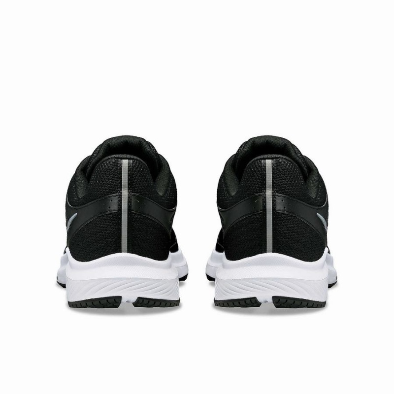 Black / White Saucony Cohesion 17 Wide Men's Running Shoes | Malaysia S08795-K06