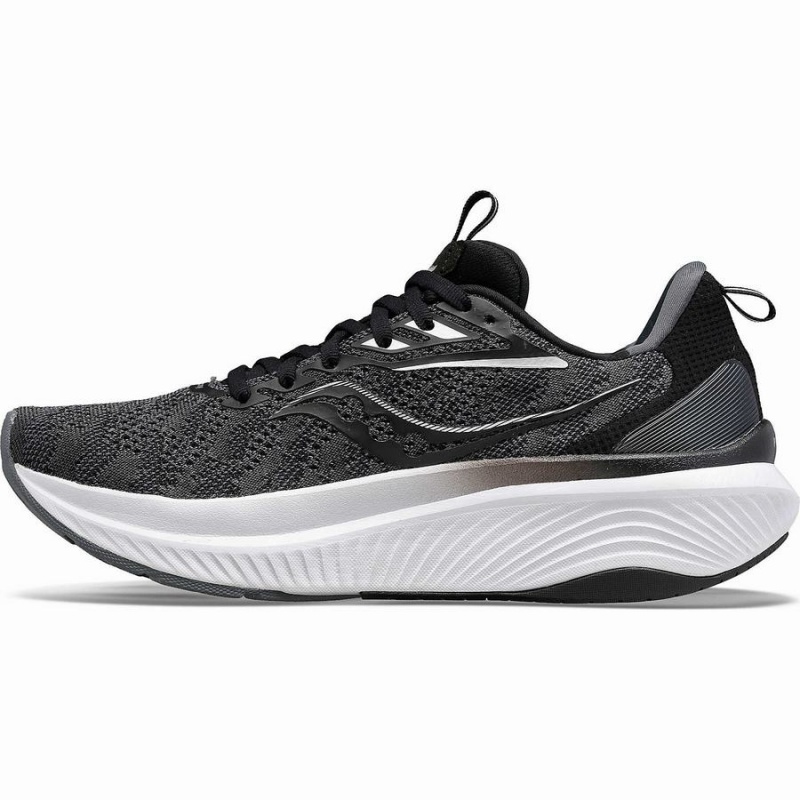 Black / White Saucony Echelon 9 Extra Wide Women's Walking Shoes | Malaysia S76394-V83