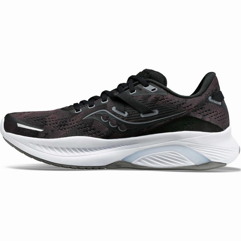 Black / White Saucony Guide 16 Men's Running Shoes | Malaysia S05637-K46