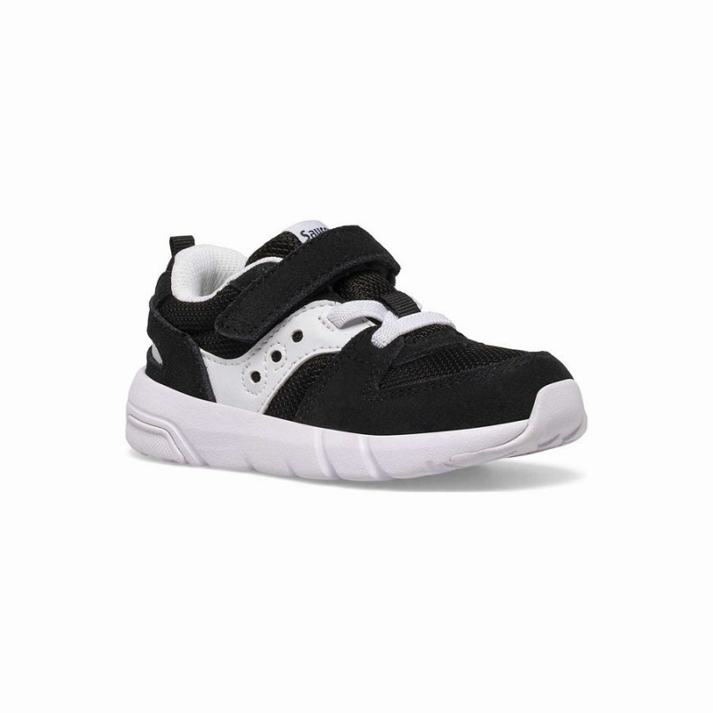 Black / White Saucony Jazz Lite 2.0 Sneaker Kids' Running Shoes | Malaysia S19348-Q85