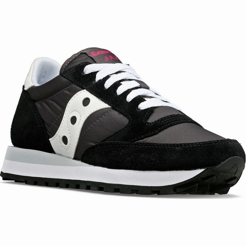 Black / White Saucony Jazz Original Women's Sneakers | Malaysia S71562-C14