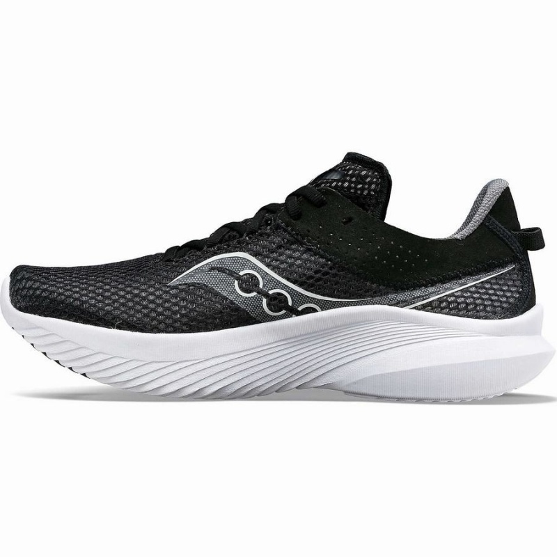 Black / White Saucony Kinvara 14 Men's Running Shoes | Malaysia S50724-M70