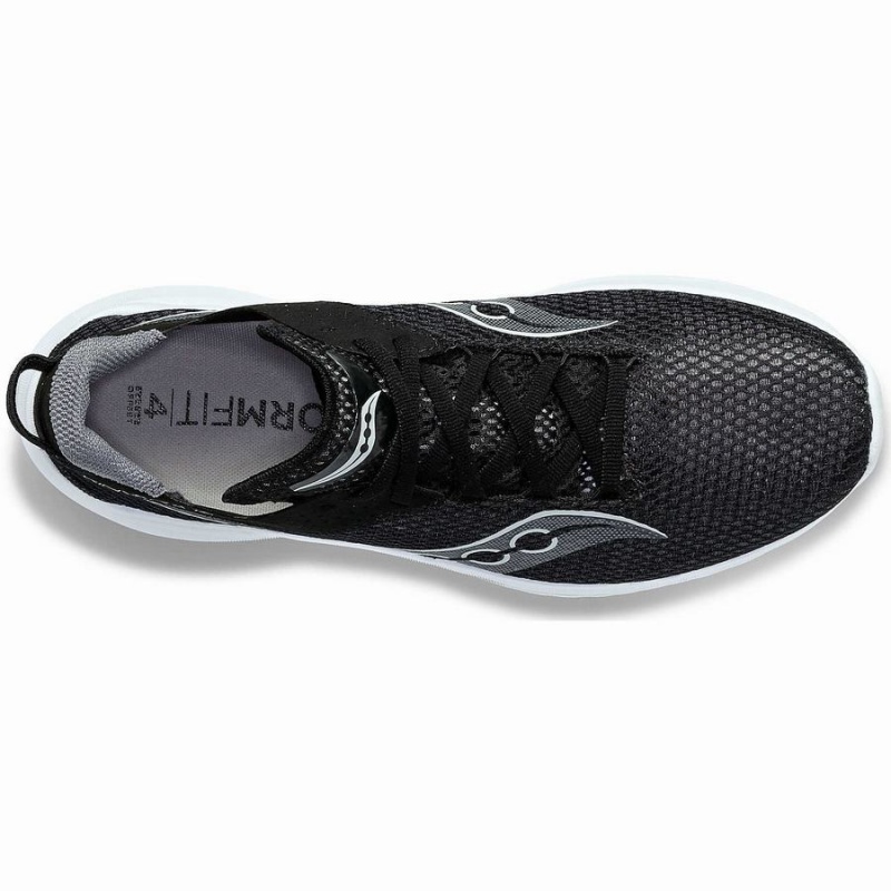 Black / White Saucony Kinvara 14 Men's Running Shoes | Malaysia S50724-M70