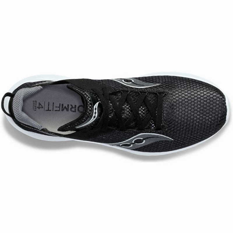 Black / White Saucony Kinvara 14 Wide Men's Running Shoes | Malaysia S47108-M05