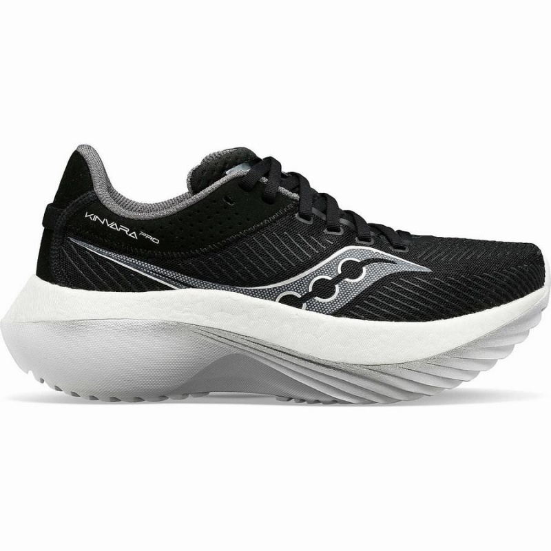 Black / White Saucony Kinvara Pro Men\'s Running Shoes | Malaysia S07956-J13