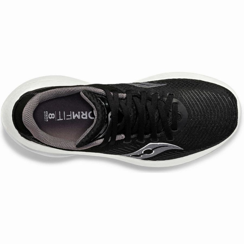 Black / White Saucony Kinvara Pro Wide Women's Running Shoes | Malaysia S84963-U18