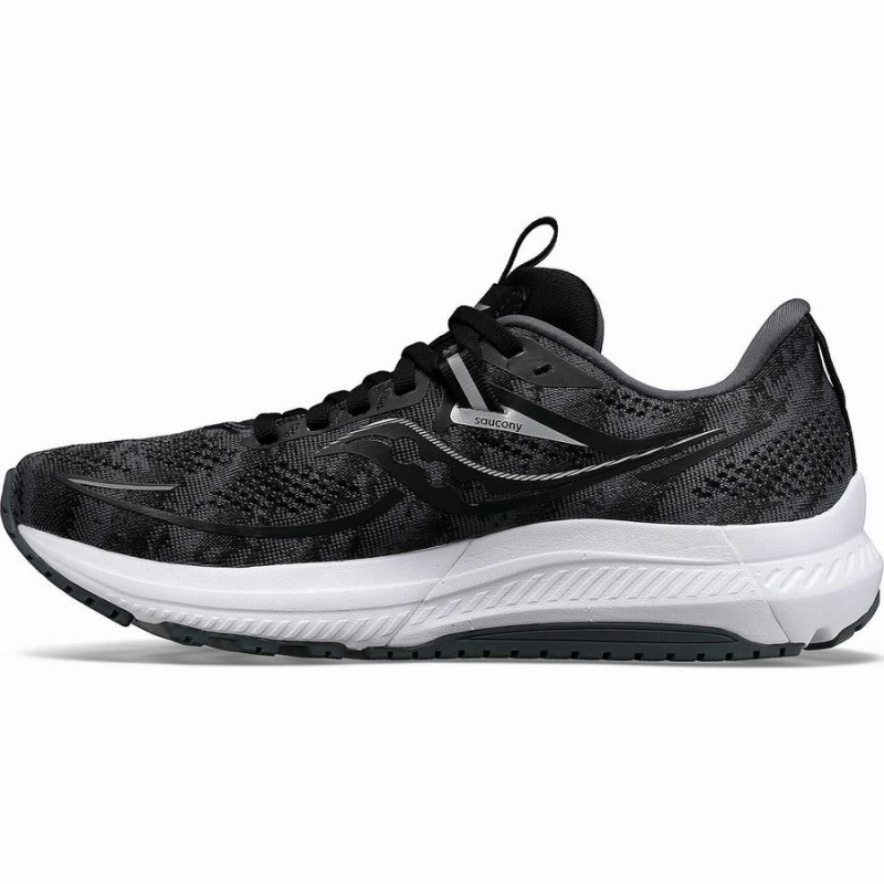 Black / White Saucony Omni 21 Men's Running Shoes | Malaysia S20783-Q57