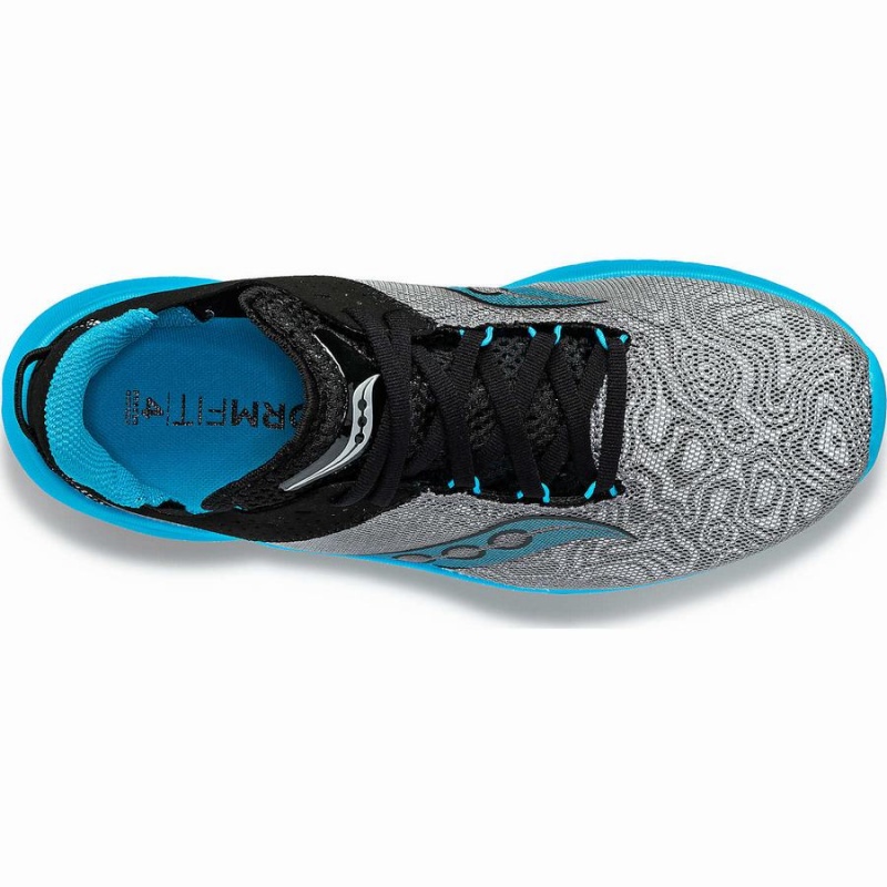 Blue Grey Saucony Kinvara 14 Men's Running Shoes | Malaysia S14687-D43