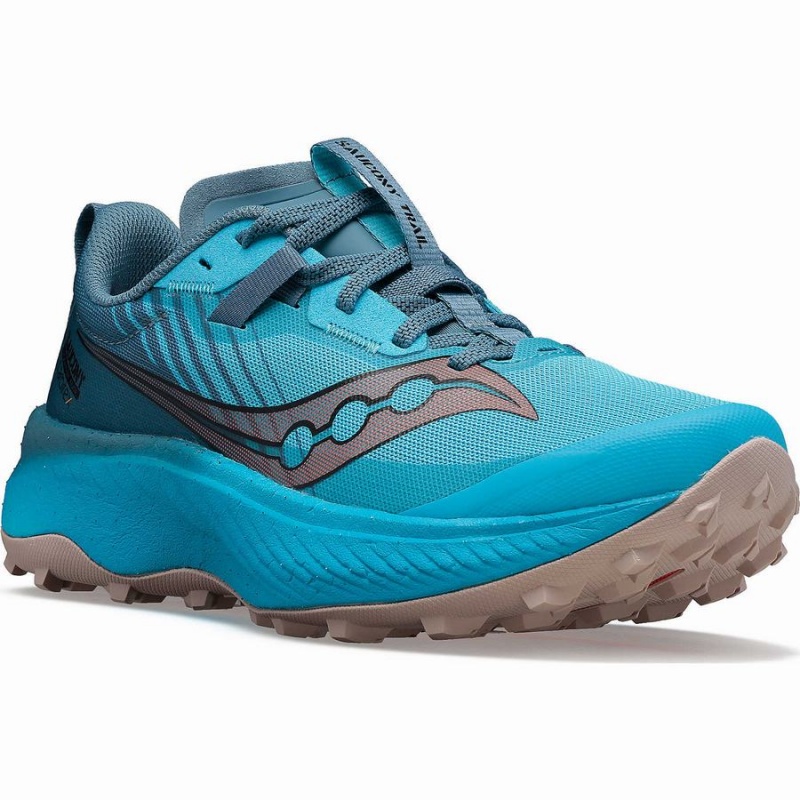 Blue Saucony Endorphin Edge Women's Trail Running Shoes | Malaysia S10627-R21