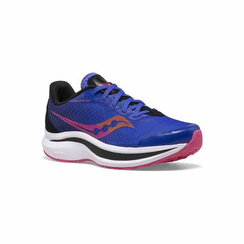 Blue Saucony Endorphin KDZ Sneaker Kids' Running Shoes | Malaysia S06581-C04