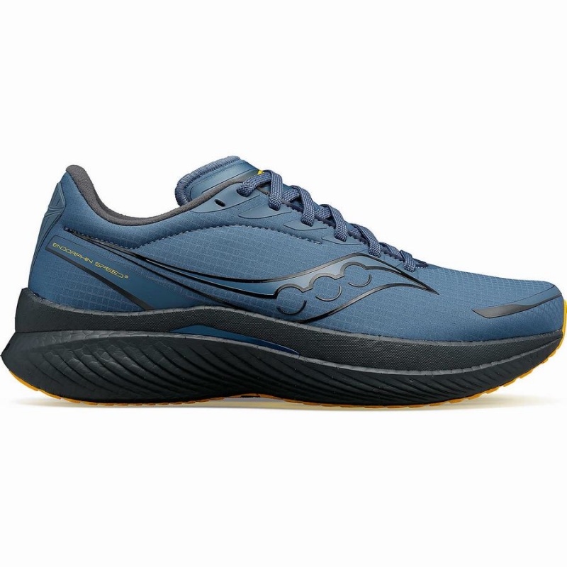 Blue Saucony Endorphin Speed 3 RUNSHIELD Men\'s Running Shoes | Malaysia S47318-F65