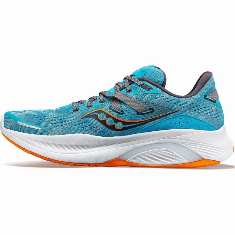 Blue Saucony Guide 16 Wide Men's Running Shoes | Malaysia S21948-G29