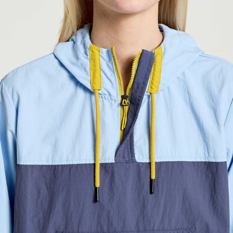 Blue Saucony Rested Anorak Women's Tops | Malaysia S54761-L91