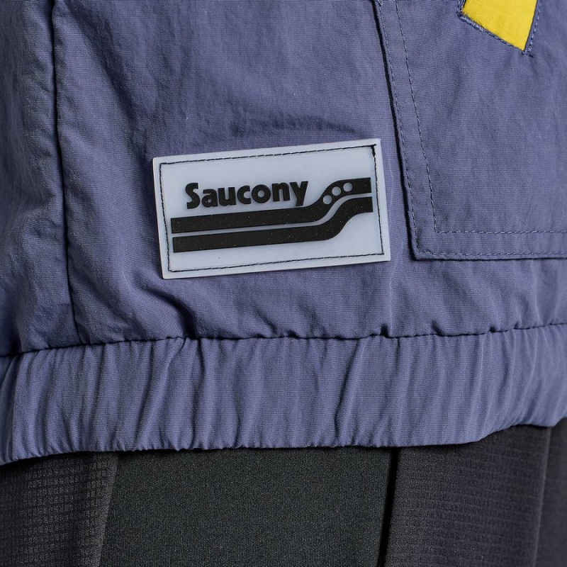 Blue Saucony Rested Anorak Women's Tops | Malaysia S54761-L91