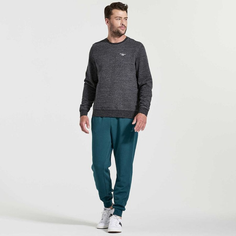 Blue Saucony Rested Men's Sweatpants | Malaysia S62093-P78