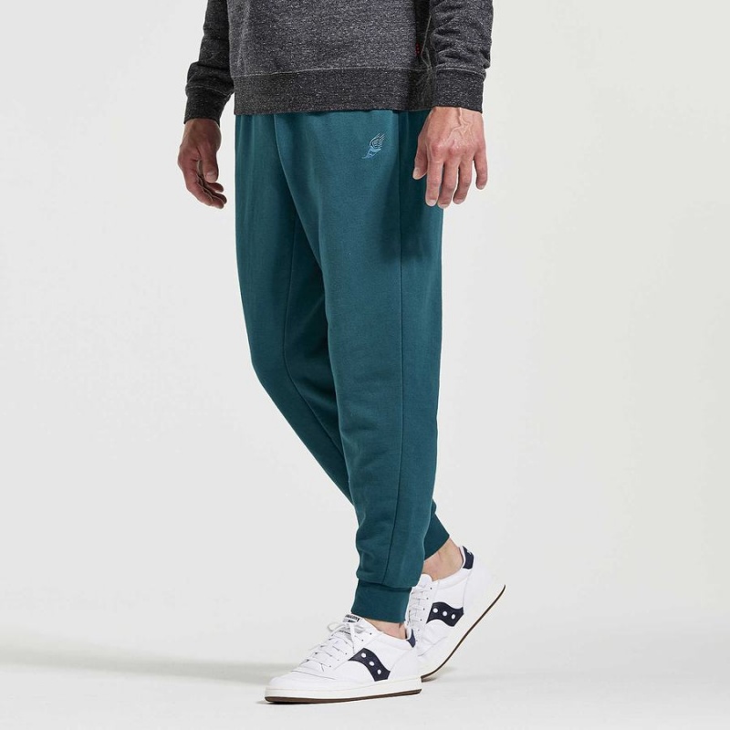 Blue Saucony Rested Men\'s Sweatpants | Malaysia S62093-P78