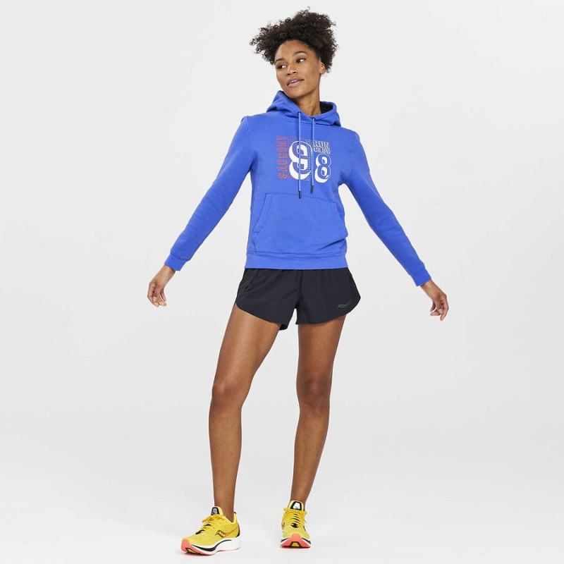 Blue Saucony Rested Women's Hoodie | Malaysia S50316-Z80