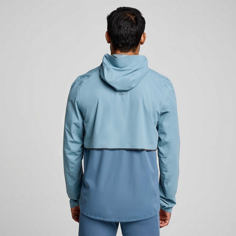 Blue Saucony Runshield Men's Jackets | Malaysia S05489-A52