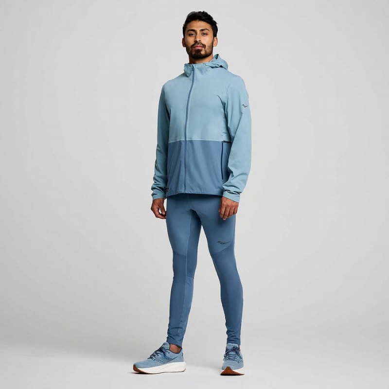 Blue Saucony Runshield Men's Jackets | Malaysia S05489-A52