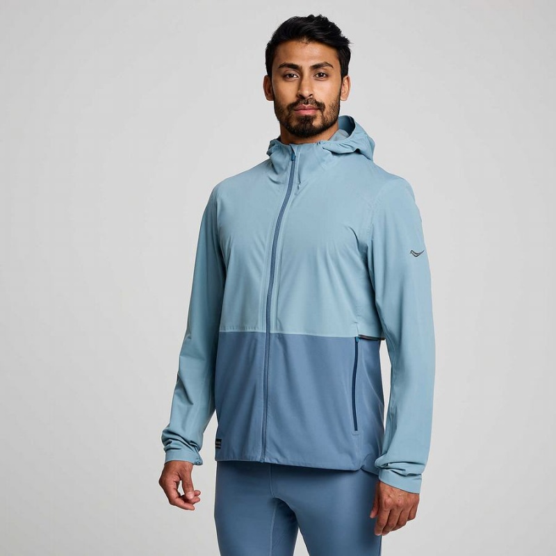 Blue Saucony Runshield Men\'s Jackets | Malaysia S05489-A52