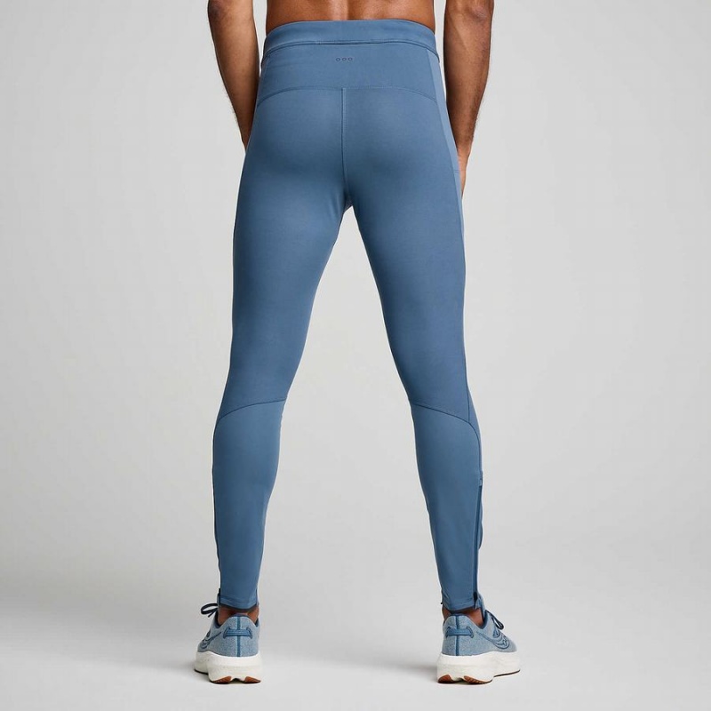 Blue Saucony Runshield Men's Tight | Malaysia S53874-D76