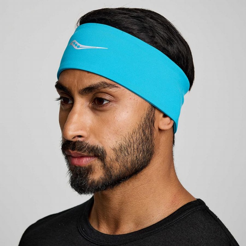 Blue Saucony Solstice Men\'s Headband | Malaysia S79068-Y62