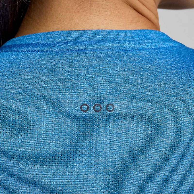 Blue Saucony Stopwatch Long Sleeve Women's T Shirts | Malaysia S54918-N85