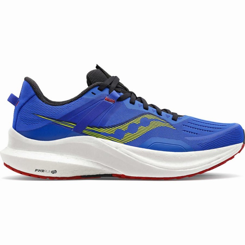 Blue Saucony Tempus Men\'s Running Shoes | Malaysia S02816-A70