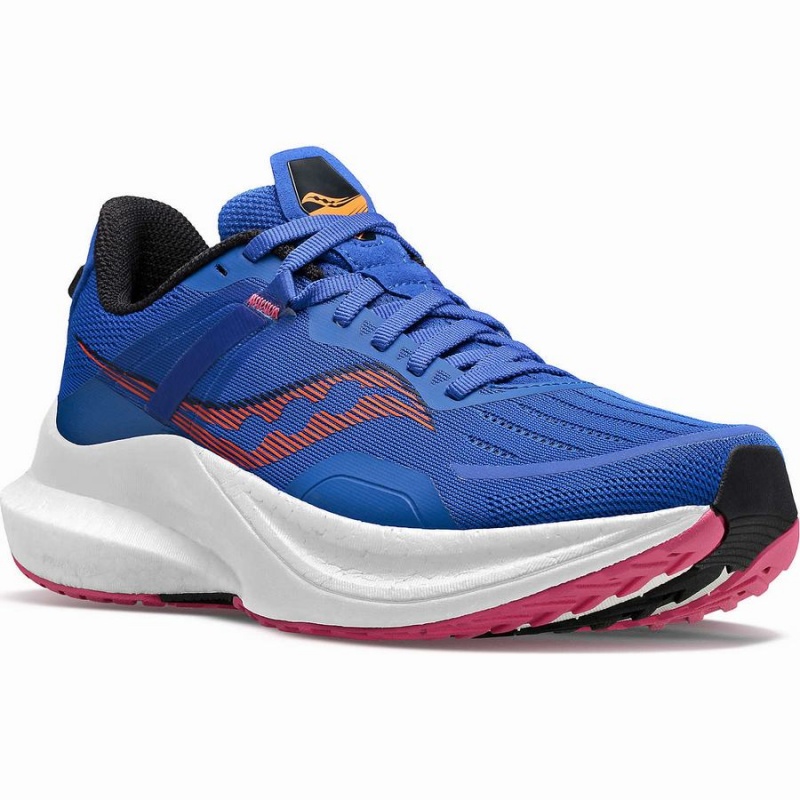 Blue Saucony Tempus Women's Running Shoes | Malaysia S92138-Z42