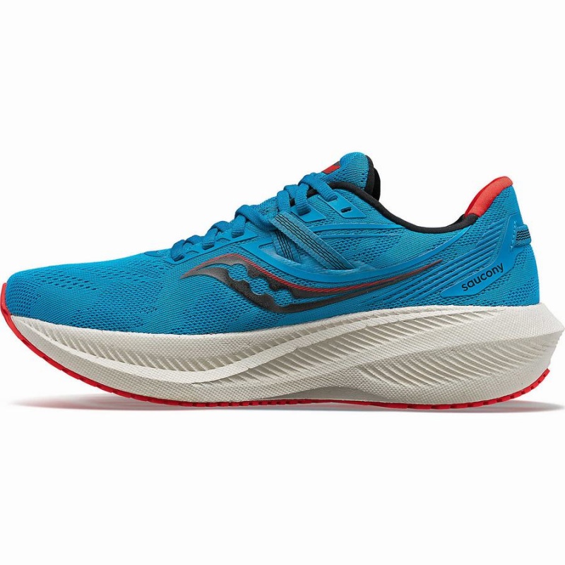 Blue Saucony Triumph 20 Men's Running Shoes | Malaysia S63215-F02