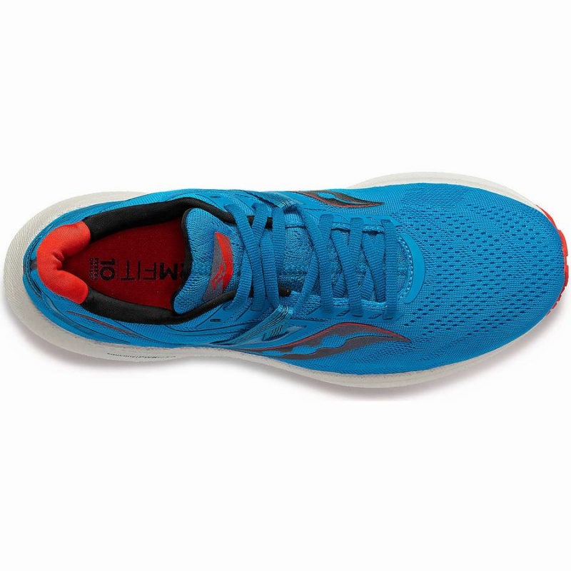 Blue Saucony Triumph 20 Men's Running Shoes | Malaysia S63215-F02