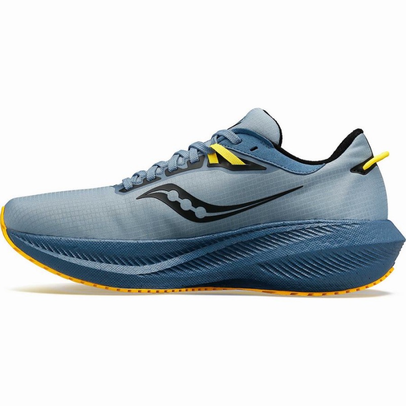 Blue Saucony Triumph 21 RUNSHIELD Men's Running Shoes | Malaysia S25364-S31