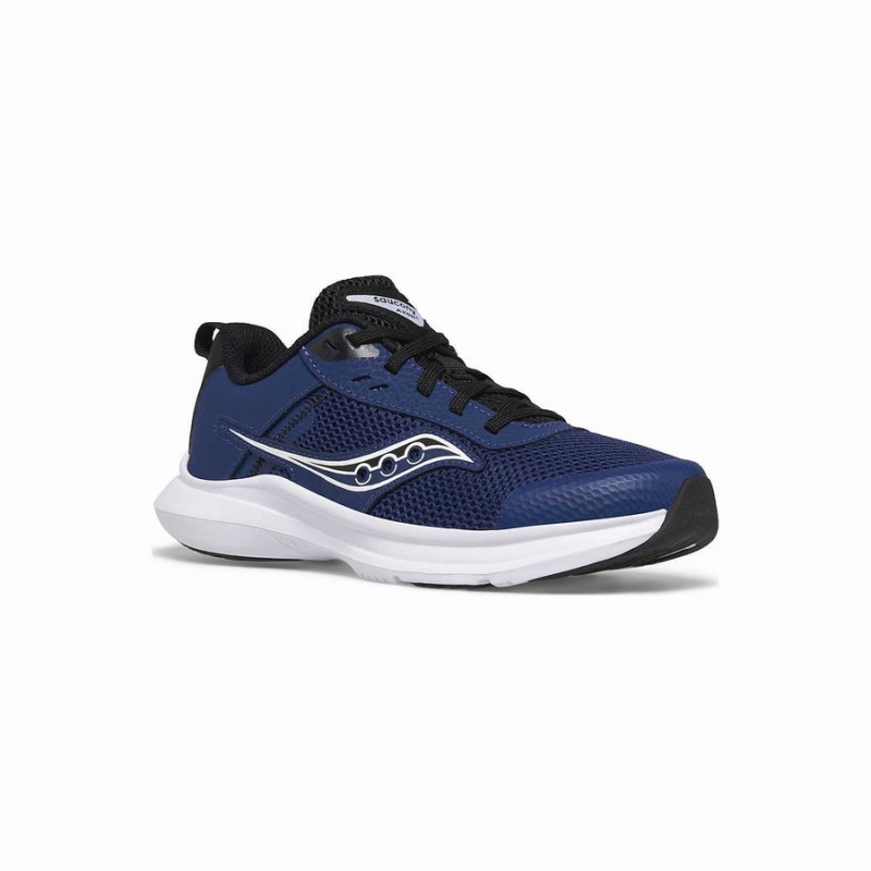 Blue / Black Saucony Axon 3 Sneaker Kids' Running Shoes | Malaysia S82304-D68