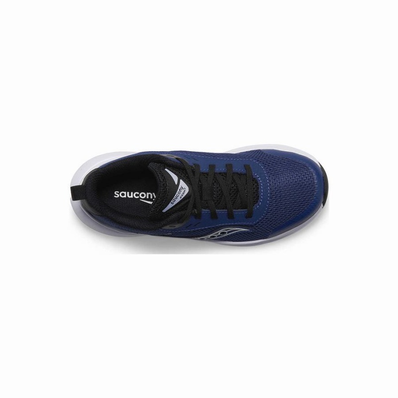 Blue / Black Saucony Axon 3 Sneaker Kids' Running Shoes | Malaysia S82304-D68