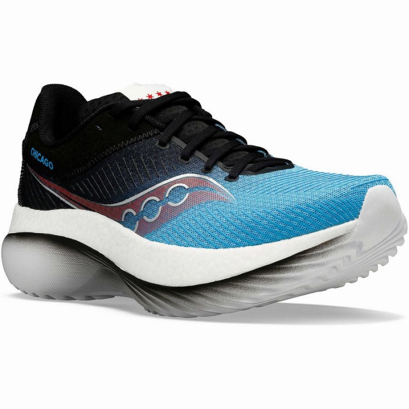 Blue / Black Saucony Chicago Kinvara Pro Men's Running Shoes | Malaysia S70869-X74