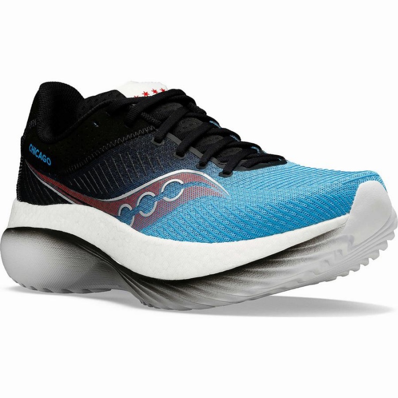 Blue / Black Saucony Chicago Kinvara Pro Women's Running Shoes | Malaysia S85963-A91