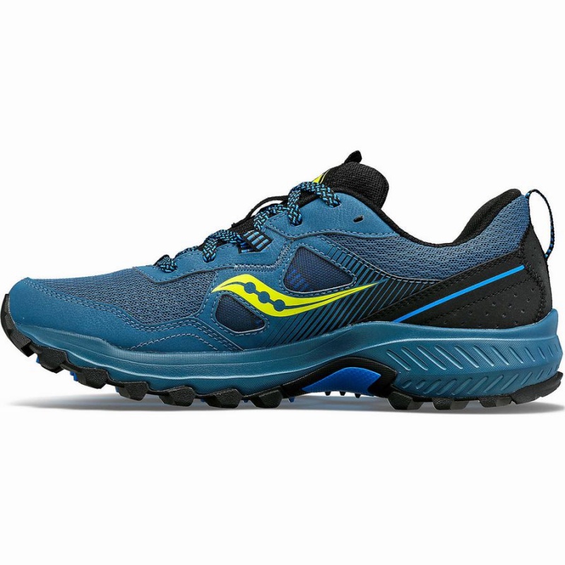 Blue / Black Saucony Excursion TR16 Men's Trail Running Shoes | Malaysia S17346-Y92