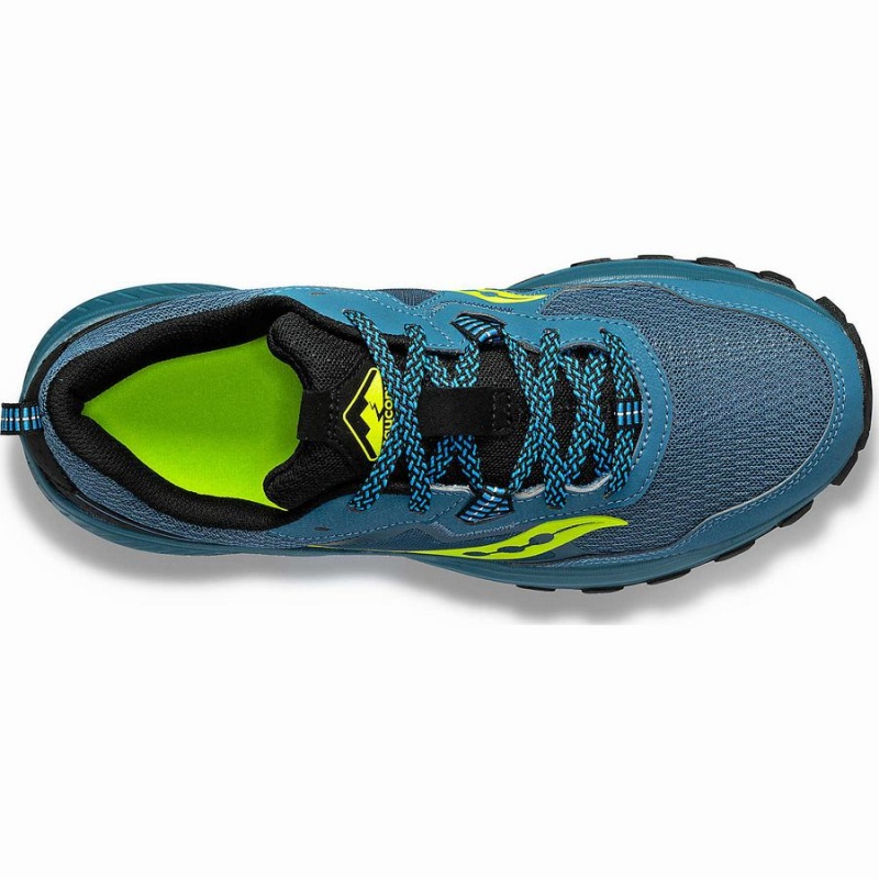 Blue / Black Saucony Excursion TR16 Men's Trail Running Shoes | Malaysia S17346-Y92