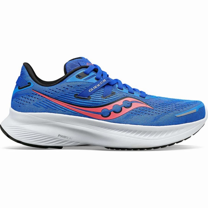 Blue / Black Saucony Guide 16 Women\'s Running Shoes | Malaysia S82795-U21