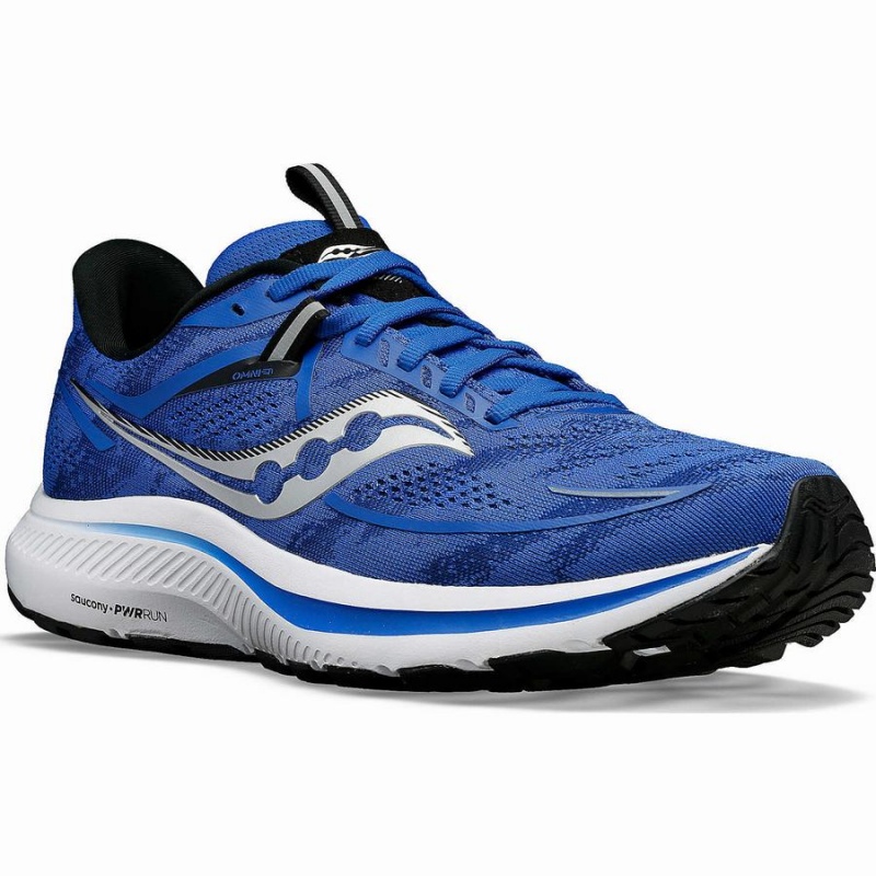 Blue / Black Saucony Omni 21 Men's Running Shoes | Malaysia S12095-E70