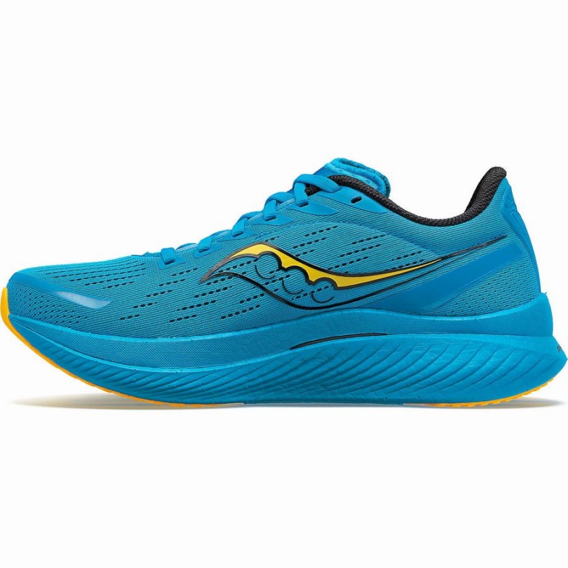 Blue / Gold Saucony Endorphin Speed 3 Men's Running Shoes | Malaysia S65793-R52