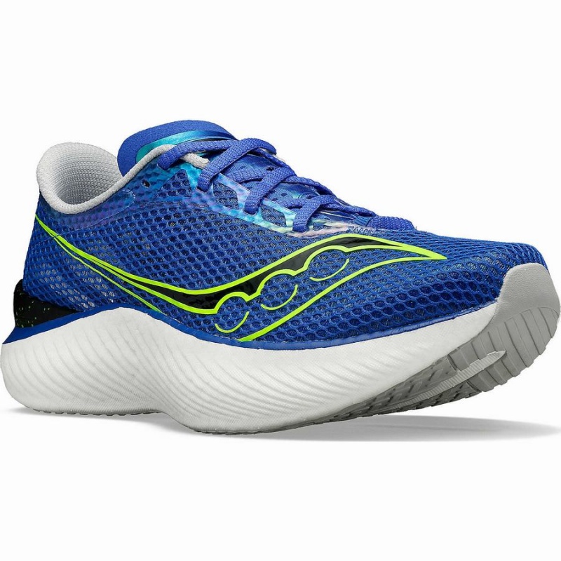 Blue / Green Saucony Endorphin Pro 3 Men's Running Shoes | Malaysia S79612-T78