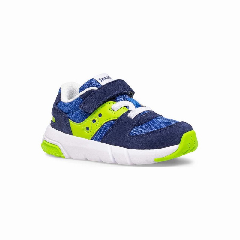 Blue / Green Saucony Jazz Lite 2.0 Sneaker Kids' Running Shoes | Malaysia S43217-W03