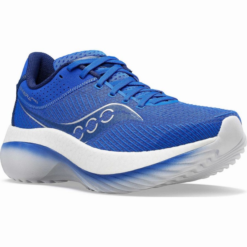 Blue / Indigo Saucony Kinvara Pro Men's Running Shoes | Malaysia S67314-H14