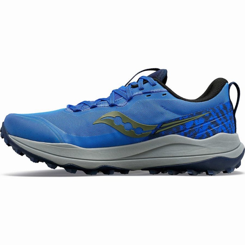 Blue / Navy Saucony Xodus Ultra 2 Men's Trail Running Shoes | Malaysia S02719-G97